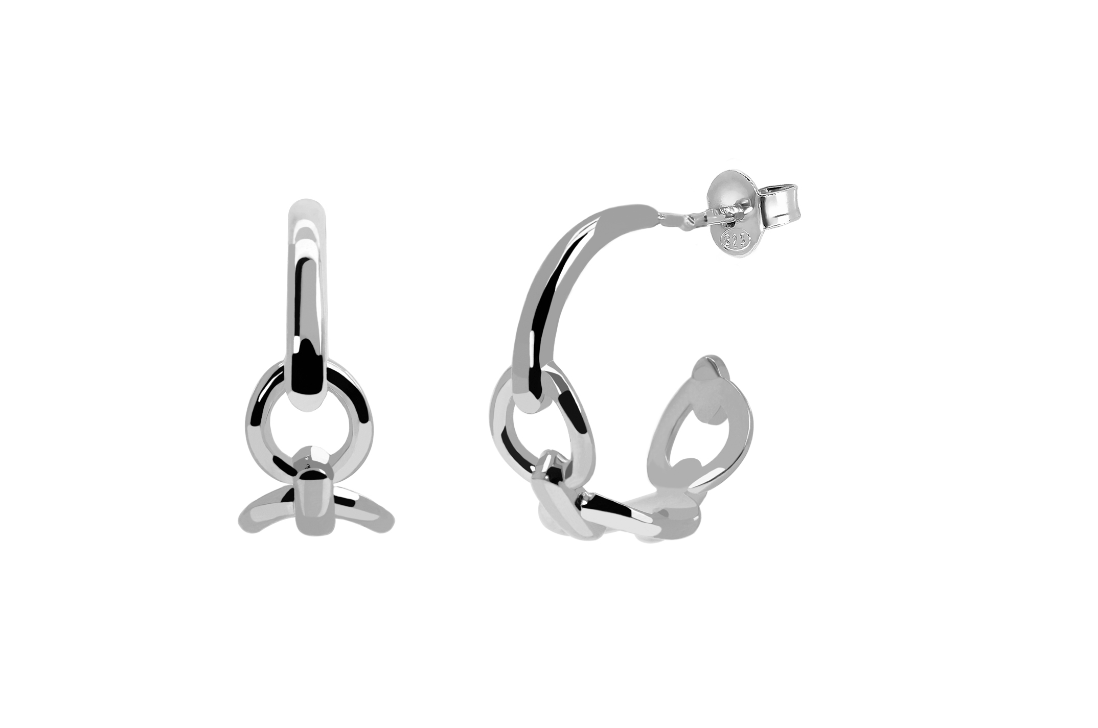 Jewel: earrings;Material: silver 925;Weight: 3.60 gr;Color: white;Gender: woman