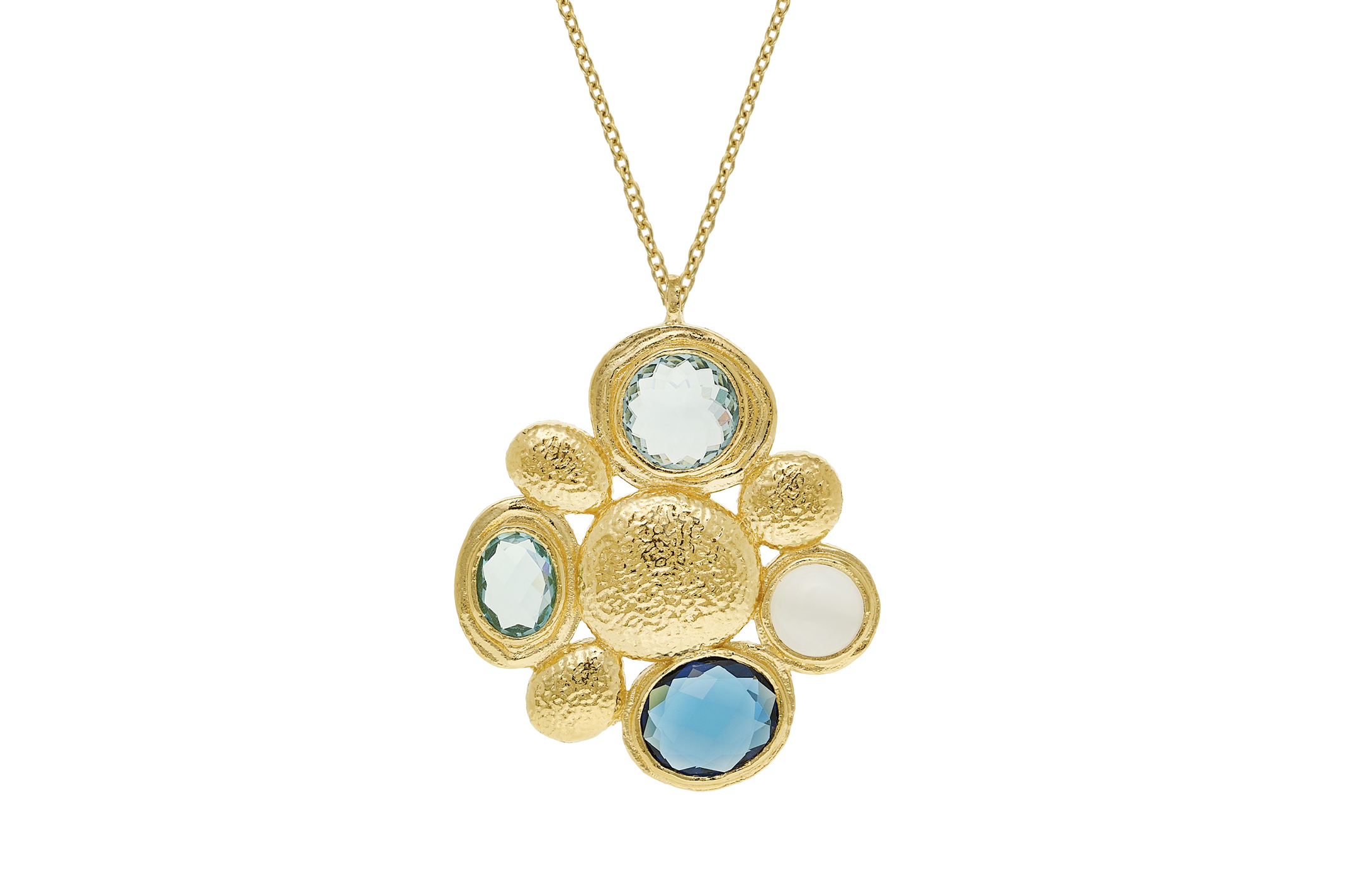 Jewel: necklace;Material: silver 925;Weight: 14 gr;Stone: hidrothermal;Color: yellow;Size: 46 cm + 5 cm;Pendent Size: 4 cm