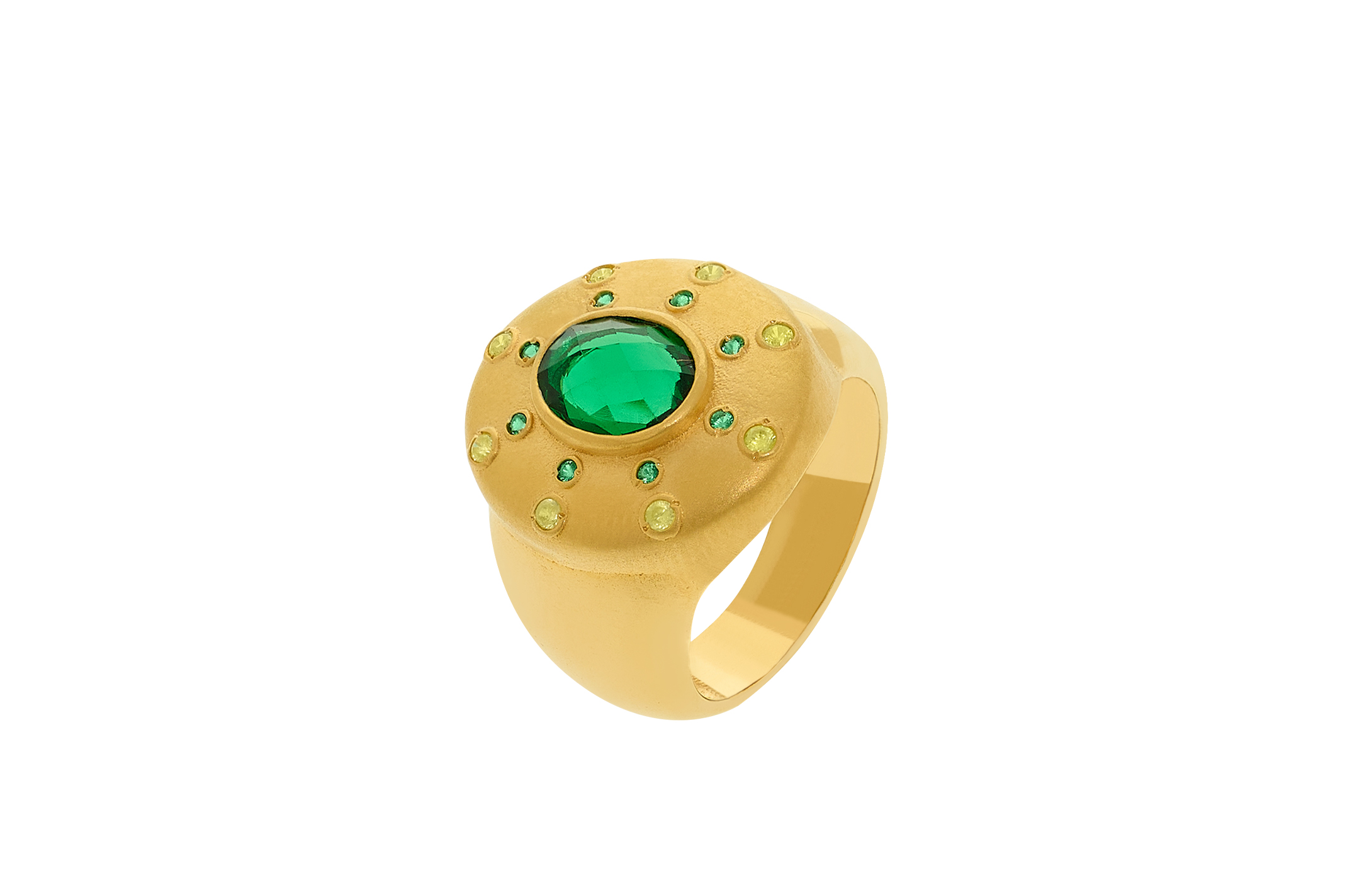 Jewel: ring;Material: silver 925;Weight: 6.2 gr;Stone: zirconia & hydrothermal;Color: yellow;Stone size: 2 x 1.7 cm