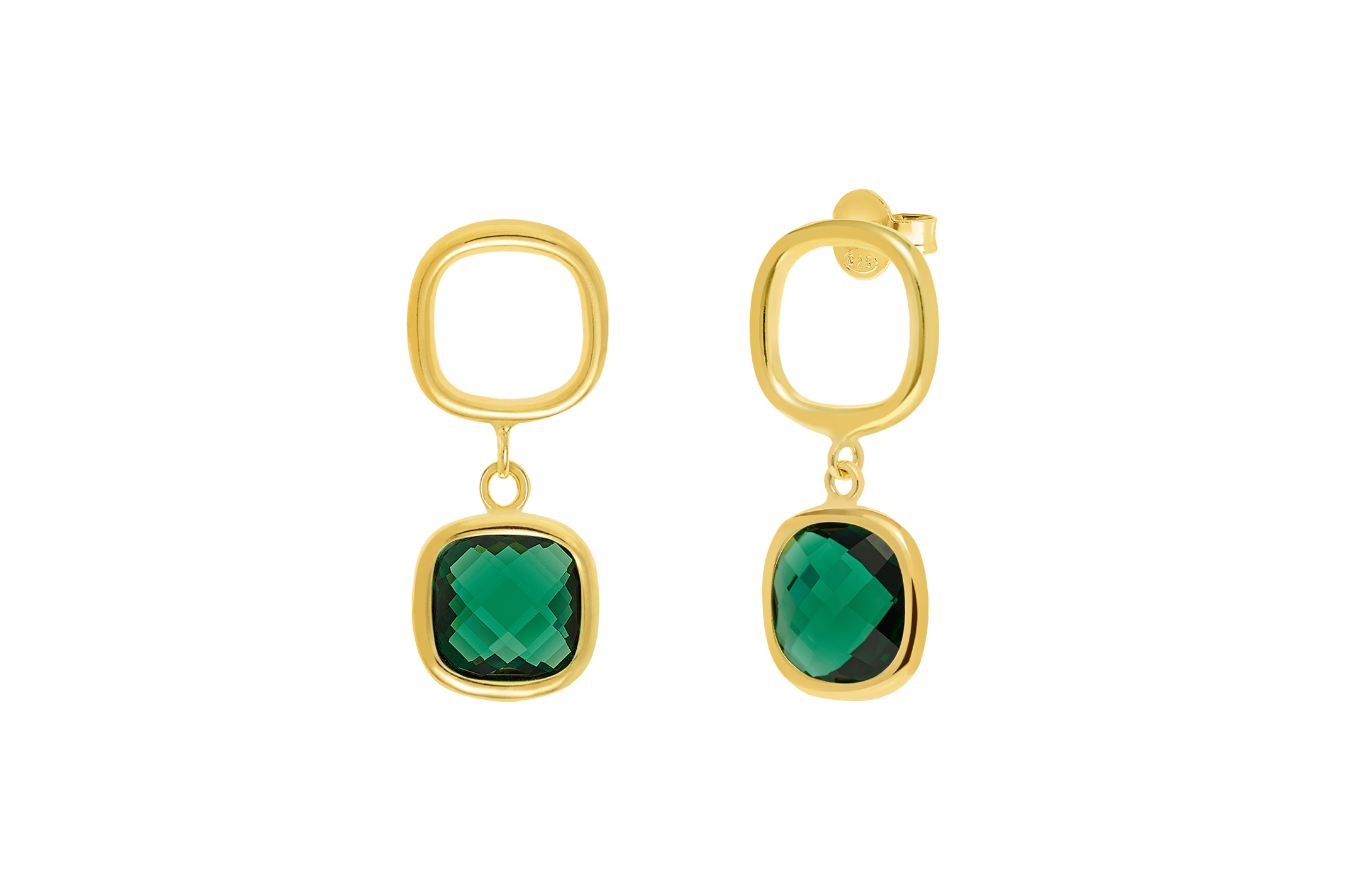 Jewel: earrings;Material: silver 925;Weight: 4.1 gr;Stone: quartz;Color: yellow;Size: 2.8 cm