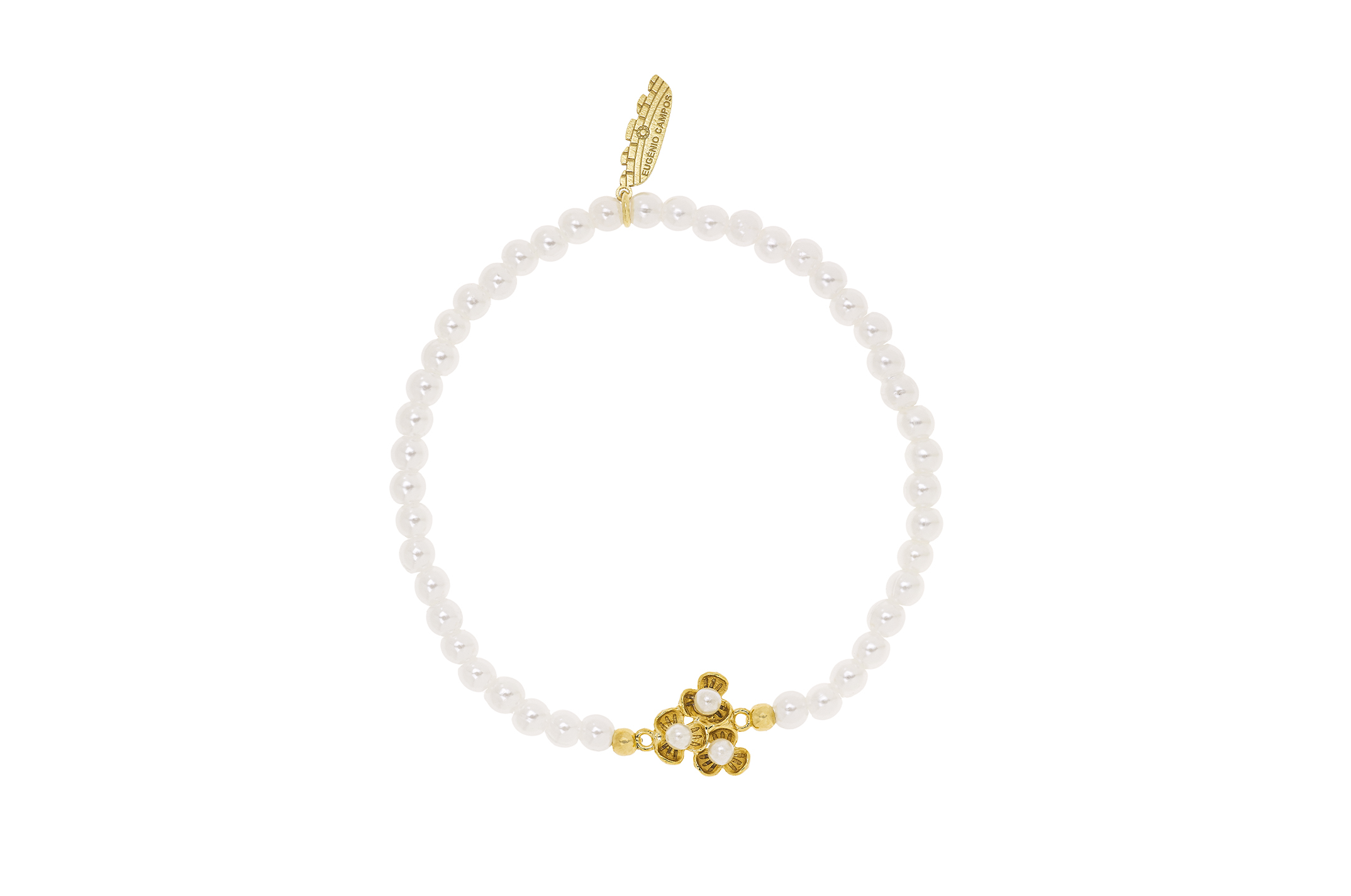 Jewel: bracelet;Material: silver 925;Weight: 2.4 gr;Stone: pearls;Color: yellow;Size:16 cm