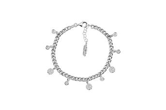 Jewel: bracelet;Material: 925 silver;Weight: 10.40 gr;Stones: zirconias;Color: white;Gender: woman