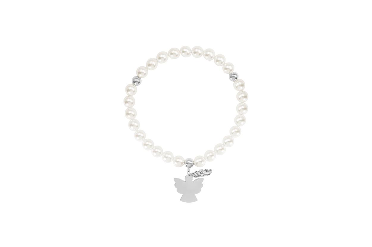 Amazon.com: Sterling Silver Guardian Angel Bracelet for Women 3/4 inch  Dangling Charms 7 inches long: Link Charm Bracelets: Clothing, Shoes &  Jewelry