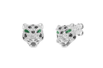 Jewel: earrings;Material: silver 925;Weight: 4.2 gr;Stones: zirconia;Color: white;Size: 1 cm