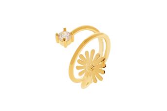 Jewel: ring;Material: silver 925;Weight: 4.2 gr;Stone: zirconia;Color: yellow;Size: Adjustable