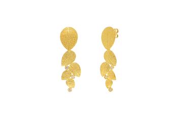 Jewel: earrings;Material: silver 925;Weight: 9.4 gr;Stones: zirconia;Color: yellow;Size: