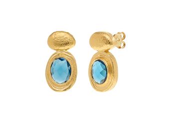 Jewel: earrings;Material: silver 925;Weight: 5.4 gr;Stone: hydrothermal;Color: yellow;Size: 2 cm