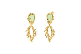 Jewel: earrings;Material: silver 925;Weight: 7.3 gr;Stone: quartz;Color: yellow;Size: 4.5 cm