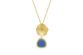 Jewel: necklace;Material: silver 925;Weight: 6 gr;Stone: quartz;Color: yellow;Size: 42 cm + 5 cm;Pendent size: 4 cm