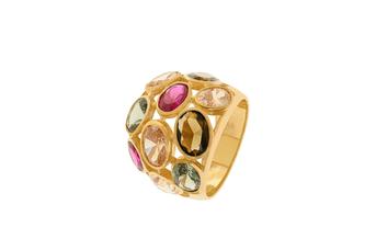 Jewel: ring;Material: silver 925;Weight: 8.4 gr;Stone: quartz;Color: yellow;Top Width: 2 cm