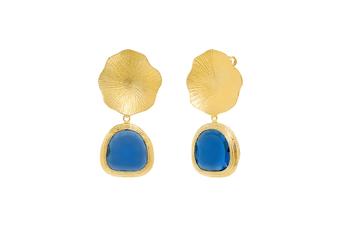 Jewel: earrings;Material: silver 925;Weight: 7.1 gr;Stone: quartz;Color: yellow;Size: 3.5 cm