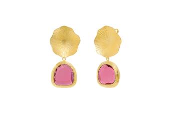 Jewel: earrings;Material: silver 925;Weight: 7.1 gr;Stone: quartz;Color: yellow;Size: 3.5 cm