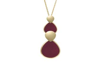 Jewel: necklace;Material: silver 925;Weight: 5.5 gr;Stone: motherofpearl;Color: yellow;Size: 38 cm + 4.5 cm;Pendent size: 4.5 cm