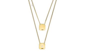 Jewel: necklace;Material: silver 925;Weight: 7.8 gr;Stone: zirconia;Color: yellow;Size: 62 cm;Pendent size: 1.1 cm